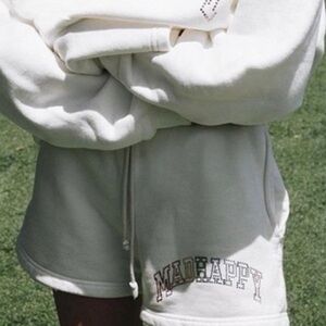 Madhappy Women's White Athletic Shorts